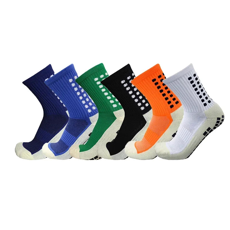 Anti-slip Soccer Socks Unisex Outdoor Sport Grip Football Socks EU 38-43 US6-9.5
