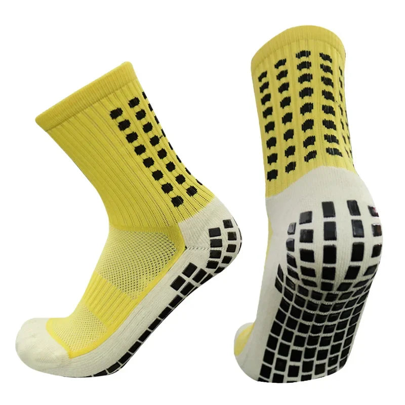 Anti-slip Soccer Socks Unisex Outdoor Sport Grip Football Socks EU 38-43 US6-9.5